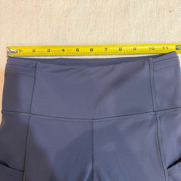 Lululemon Fast And Free 24” High Rise Tight Blue Women’s Size 2 - Picture 4 of 7